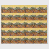 Die Olivenbäume von Vincent Van Gogh Geschenkpapier (Flach)