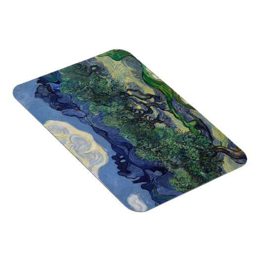 Die Olivenbäume von Vincent Van Gogh Magnet (Rechte Seite)