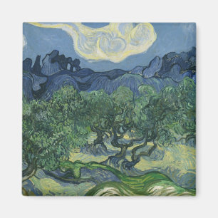 Die Olivenbäume von Vincent Van Gogh Magnet