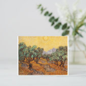 Die Olivenbäume von Vincent van Gogh Postkarte (Stehend Vorderseite)