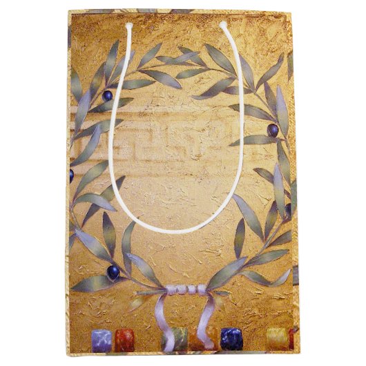 Die olivgrüne Krone Mittlere Geschenktüte (Vorderseite)