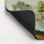 Die Olivier Plantage, 1861 Mousepad (Ecke)