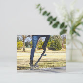 Die Ollie Painterly Postkarte (Stehend Vorderseite)