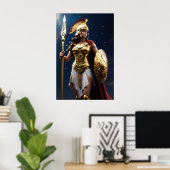 Die Olympianer: Athena, Göttin der Weisheit Poster (Heimbüro)