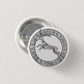 Die Olympier! Abzeichen Artemis / Diana Button (Vorne & Hinten)