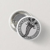 Die Olympier! Abzeichen für Demeter / Ceres-Symbol Button (Vorne & Hinten)