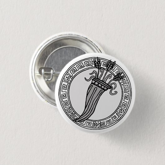 Die Olympier! Abzeichen für Demeter / Ceres-Symbol Button (Vorne & Hinten)