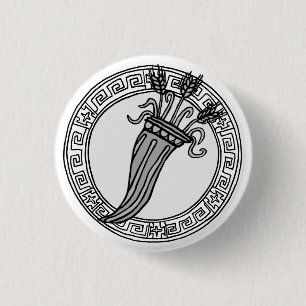 Die Olympier! Abzeichen für Demeter / Ceres-Symbol Button