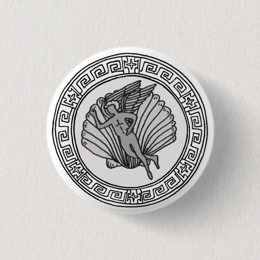 Die Olympier! Aphrodite/Venus-Symbol-Abzeichen Button (Vorderseite)