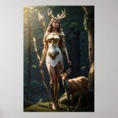Die Olympier: Artemis, Göttin der Jagd Poster (Vorne)