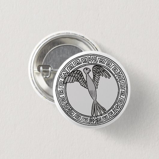 Die Olympier! Hera/Juno-Symbol-Abzeichen Button (Vorne & Hinten)