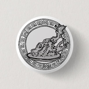 Die Olympier! Hestia / Vesta Symbol Abzeichen Button