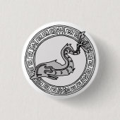 Die Olympier! Poseidon / Neptun-Symbol-Abzeichen Button (Vorderseite)