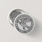 Die Olympier! Zeus / Jupiter-Symbol Abzeichen Button (Vorne & Hinten)