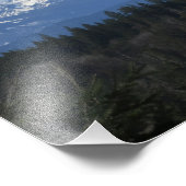 Die olympische Bergkette Fotodruck (Ecke)