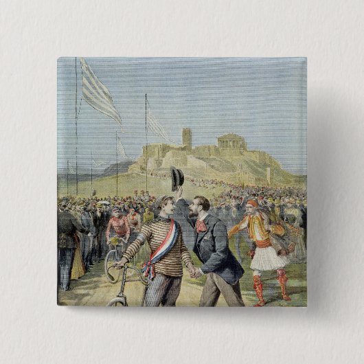 Die Olympischen Spiele in Athen Button (Vorderseite)