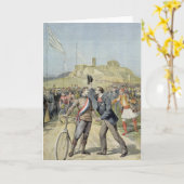 Die Olympischen Spiele in Athen Karte (Gelbe Blume)