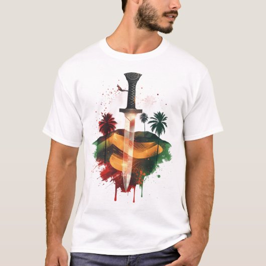 Die omanische Flagge T-Shirt (Vorderseite)