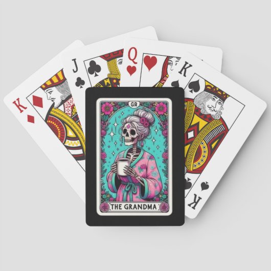 Die Oma's Skeleton Tarot Poker Cards Spielkarten (Rückseite)