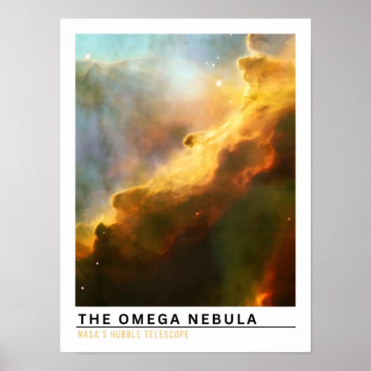 Die Omega-Nebel-Weltraum-Bildung Poster (Vorne)
