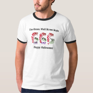 Die Omen-Wall Street-Art (Licht T) T-Shirt