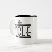 "DIE" Onkel-Tasse Zweifarbige Tasse (Vorderseite Links)