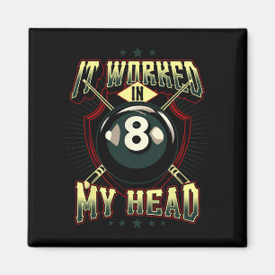 Die Oops Billiards ungeplant ablegen Magnet