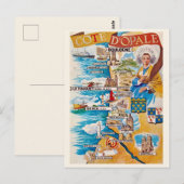 Die Opalküste Frankreichs Postkarte (Vorne/Hinten)