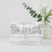 Die Oper der Beggar Postkarte (Stehend Vorderseite)