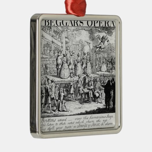 Die Oper des Bettlers Burlesqued, 1728 Ornament Aus Metall (Rechts)