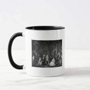 Die Oper des Bettlers, Szene III, Tat XI, c.1728 Tasse