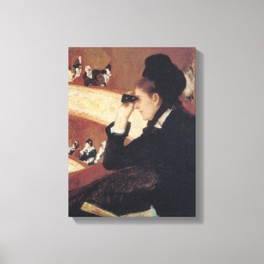 Die Oper von Mary Cassatt, Vintager Impressionismu Leinwanddruck (Vorderseite)