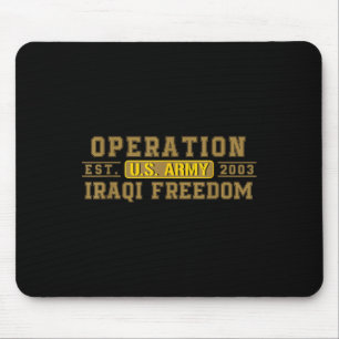 Die Operation "Freiheit des Irak für einen Veteran Mousepad
