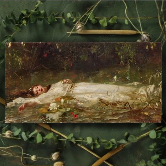Die Ophelia-Grußkarte Karte
