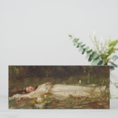 Die Ophelia-Grußkarte Karte (Stehend Vorderseite)