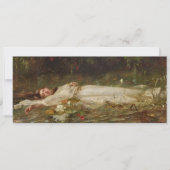 Die Ophelia-Grußkarte Karte (Vorderseite)