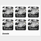 Die Opiate Odyssey "Gear" Sticker! Quadratischer Aufkleber (Blatt)
