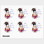 Die Opiate Odyssey "Gear" Sticker! Runder Aufkleber (Blatt)