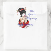 Die Opiate Odyssey "Gear" Sticker! Runder Aufkleber (Tasche)