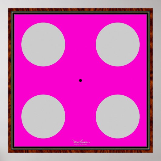 Die optische Illusion umdrehen Poster (Vorne)