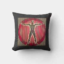 die optische Täuschung des Vitruvianischen Mannes 