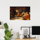 Die Orakelbefragung von John William Waterhouse Poster (Heimbüro)