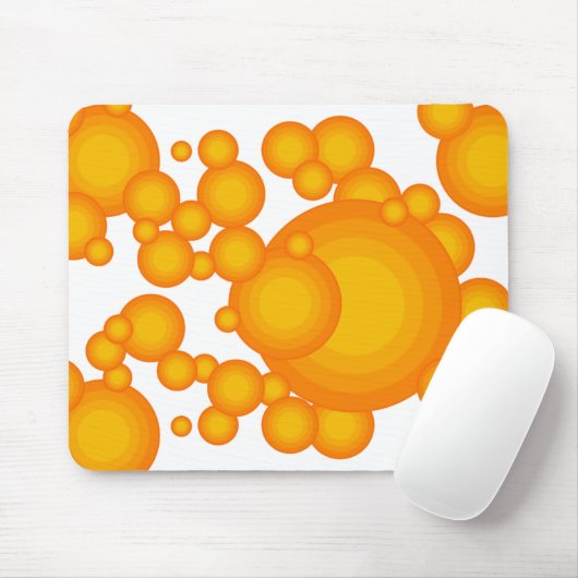 Die Orange 70er Jahre Mousepad (Mit Mouse)