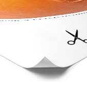 Die orange-eine Halloween-Maske Poster (Ecke)