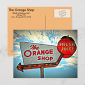 Die Orange Shop Postkarte (Vorne/Hinten)