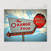 Die Orange Shop Postkarte (Vorderseite)