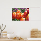 Die orangefarbenen Tulips Poster (Küche)