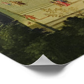 Die Orangerie im Schloss von Versailles Poster (Ecke)