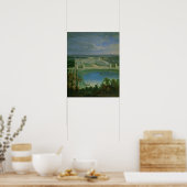 Die Orangerie und das Schloss in Versailles, 1696 Poster (Küche)