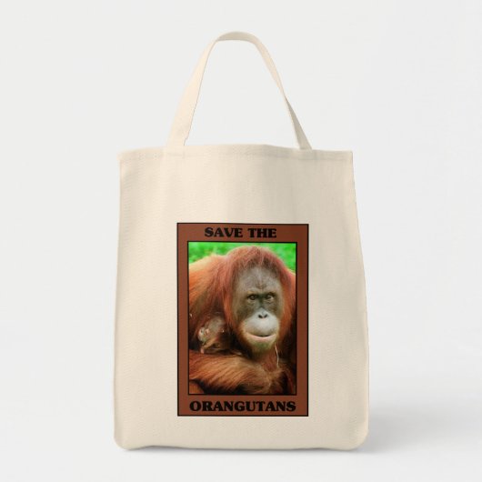 Die Orangutanen gerettet Tragetasche (Vorne)